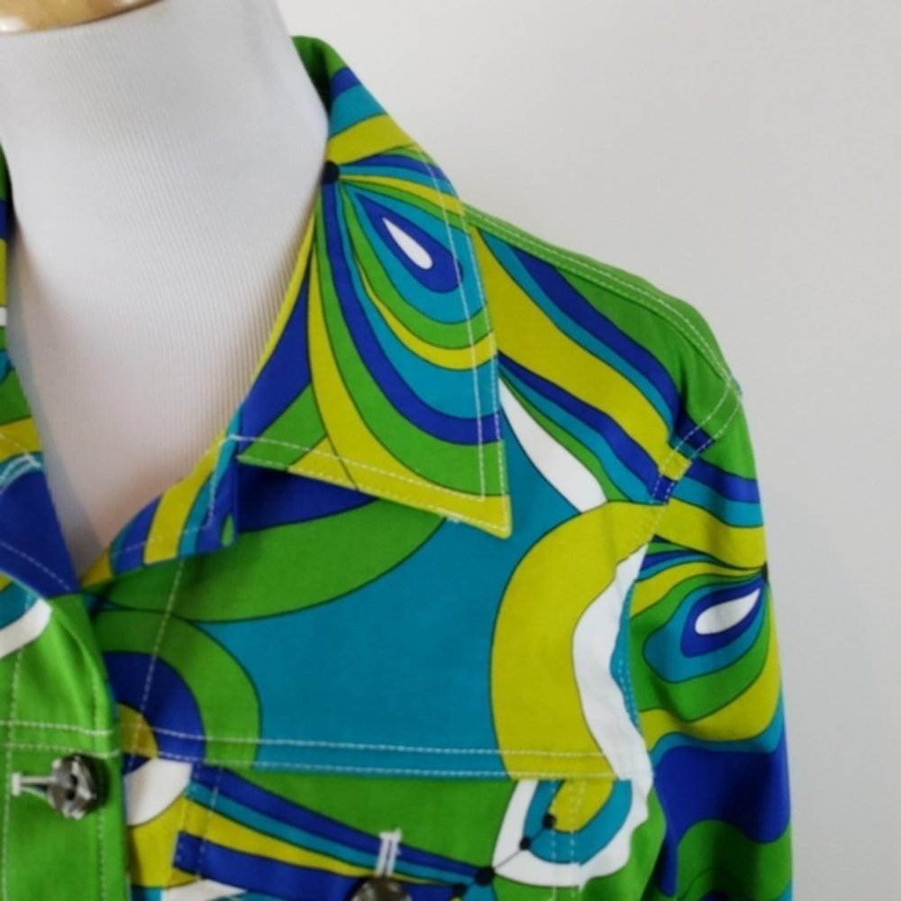 Harve' Bernard Collection Pucci Print jacket